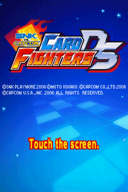 SNK vs. Capcom Card Fighters screenshot 2 for Nintendo DS